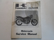 1990 Kawasaki Motorcycle ZEPHYR Service Shop Repair Manual STAINED FACTORY OEM