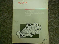 1989 Acura Four Speed Automatic Service Repair Shop Manual FACTORY OEM BOOK 89
