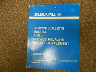 1997 Subaru Service Bulletin Service Repair Shop Manual FACTORY OEM BOOK 97