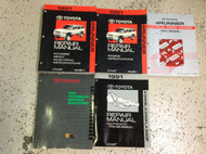 1991 TOYOTA 4RUNNER Service Shop Repair Manual Set OEM W EWD + TECH BULL + x