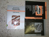 1999 TOYOTA TERCEL Service Shop Repair Manual SET OEM FACTORY DEALERSHIP 99