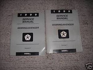 1999 DODGE AVENGER Service Shop Repair Manual Set FACTORY 99 DEALERSHIP OEM