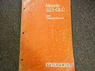 1981 Mazda 323 GLC Training Service Repair Shop Manual FACTORY OEM BOOK 81
