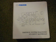 2002 Mazda Emission System Student Materials Service Repair Manual OEM 02