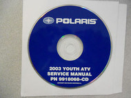 2003 POLARIS YOUTH ATV Service Repair Shop Manual CD FACTORY OEM HOW TO FIX 03