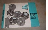 1984 MERCURY COUGAR Electrical Wiring Diagrams VACUUM Service Shop Manual 84 EWD