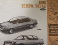 1986 MERCURY TOPAZ Electrical Wiring Diagram Service Shop REPAIR Manual EWD