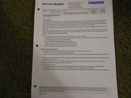 1991 92 93 1994 Mazda Navajo Service Bulletins Service Repair Shop Manual OEM