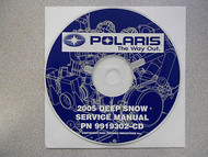 2005 POLARIS DEEP SNOW Service Repair Shop Manual CD FACTORY OEM HOW TO FIX 05