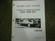1983-1985 Mazda 626 Tune Up Procedures Service Repair Shop Manual OEM 83 84 85