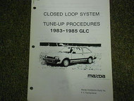1983-1985 Mazda GLC Tune Up Procedures Service Repair Shop Manual OEM 83 84 85
