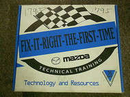 2001 Mazda Technology Resources Service Repair Shop VHS Video 01