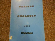 1981 Mazda Service Bulletins Service Repair Shop Manual FACTORY OEM BOOK 81