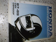 1987 1988 1989 Honda CBR CBR600F Service Shop Repair Manual FACTORY OEM x nice