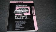 1999 Toyota Sienna VAN Service Shop Repair Workshop Manual OEM 99 Factory Book