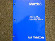 2003 Mazda 6 Mazda6 Bodyshop Service Repair Shop Manual FACTORY OEM BOOK 03