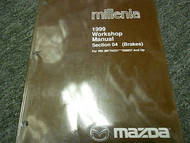 1999 Mazda Millenia Section 04 Brakes Workshop Service Repair Shop Manual OEM 99