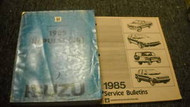 1985 Isuzu I Mark JT Service Repair Shop Manual FACTORY DEALERSHIP OEM BOOK 85