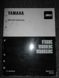 1999 Yamaha VT600C VX600ERC VX600SXBC Snowmobile Service Manual OEM FACTORY