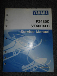 1999 Yamaha PZ480C VT500XLC Snowmobile Service Repair Manual OEM FACTORY
