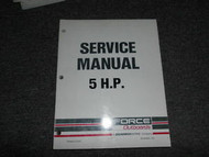 1988 1993 Force Outboards 5 H.P. Service Repair Shop Manual STAINED OEM BOOK 93