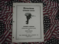 Firestone 12 HP Outboard Owner Part Operating Manual