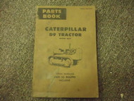Caterpillar D9 Tractor Part Book 34A1 - 34A793 Power Sh