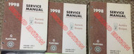 1998 OLDSMOBILE AURORA BUICK RIVIERA Service Shop Repair Manual Set 2ND EDITION