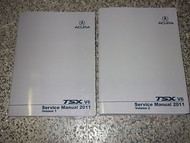 2011 Acura TSX V-6 V6 Service Repair Shop Manual Set FACTORY OEM BOOKS 2 VOLUME