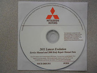 2011 2008 MITSUBISHI LANCER EVOLUTION Service Repair Manual CD FACTORY OEM 11 08