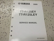 2009 Yamaha TT-R125EY TT-R125LEY Service Shop Repair Manual OEM FACTORY 09