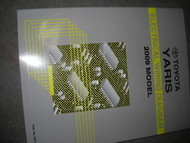2009 Toyota Yaris Electrical Wiring Diagram Shop Repair Service Manual EWD EVTM