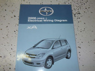 2009 Toyota SCION xA XA Electrical WIRING Diagram Service Shop Repair Manual