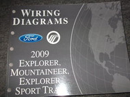 2009 Ford EXPLORER & SPORT TRAC Mercury Mountaineer Electrical Wiring Manual EWD