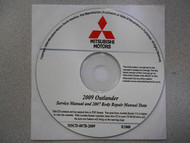 2009 2007 MITSUBISHI OUTLANDER Service Repair Manual CD FACTORY BARGAIN 09 07