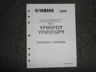 2008 Yamaha ATV Grizzly 500 YFM5FGY YFM5FGPY Assembly Manual OEM FACTORY