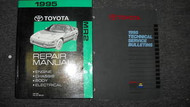 1995 Toyota MR2 MR 2 Service Repair Shop Manual Set 95 W TECHNICAL BULLETINS