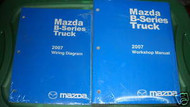 2007 Mazda B-Series Truck Service Repair Shop Manual SET FACTORY OEM BOOK 07