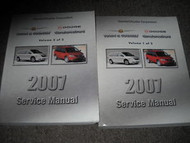 2007 Dodge Caravan Chrysler Town & Country Service Shop Repair Manual Set