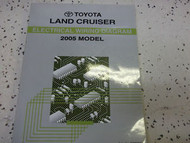 2005 Toyota Land Cruiser Electrical Wiring Diagrams Service Shop Manual EWD
