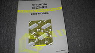 2005 TOYOTA ECHO Electrical Wiring Diagram Service Manual EWD 2005