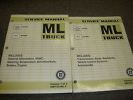 2005 GMC SAFARI VAN & ASTRO VAN ML MODEL Service Shop Repair Manual SET FACTORY