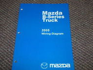 2005 Mazda B-Series Electrical Wiring Diagram Service Repair Shop Manual BOOK 05