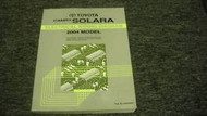 2004 TOYOTA CAMRY SOLARA Electrical Wiring Diagram Service Manual Feb UPDATED