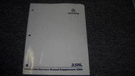 1999 Acura 3.2 TL Preliminary Electrical Service Repair Shop Manual FACTORY OEM