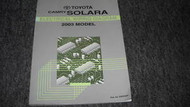 2003 Toyota CAMRY Solara Electrical Wiring Diagram Service Shop Repair Manual