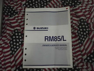 2003 Suzuki RM85/L Service Manual RM6585/LK3