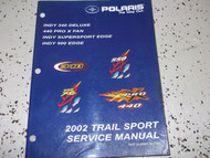 2002 TRAIL SPORT INDY 340 400 PRO X INDY 500 ATV Shop Repair Service Manual 2002