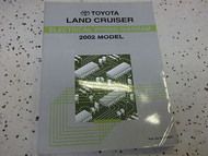 2002 Toyota LAND CRUISER Electrical Wiring Diagrams Service Shop Repair Manual