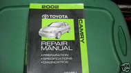 2002 Toyota Camry Service Repair Shop Manual Vol 1